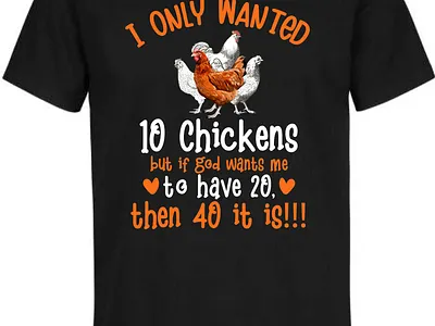 T-Shirt Design chicken design funny graphic design illustration t shirt typography