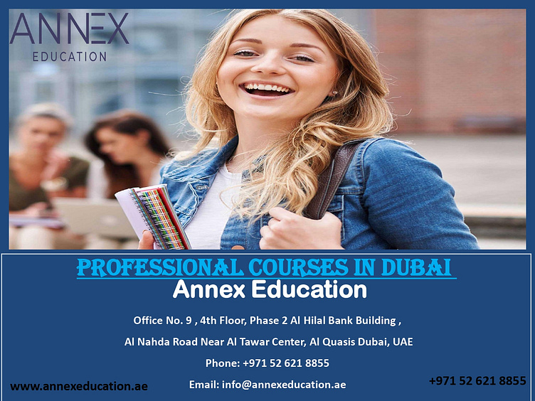 Professional Course in Dubai by Annex Institute on Dribbble