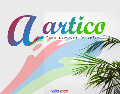 Artico Logo brand identity graphic design logos pain logo vactor