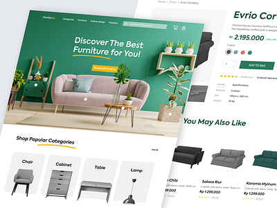 Furniture E-Commerce : Furniturio clean ecommerce details page fresh ui design furniture shop furniture ui design furniture ui ux furniture web furniture web design homepage interface ikea web design interior app interior shop interior ui design minimalist web design minimalistic web design modern furniture web design modern interior shop modern web design online shop web redesign ikea