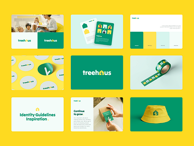 Treehaus Branding: logo design, visual identity branding education exploration graphic design layout logo visual identity