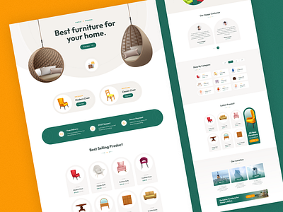 Furniture e-commerce website corporate creative dashboard e commerce furniture minimal mobile app product design ui uiux design ux webdesign website