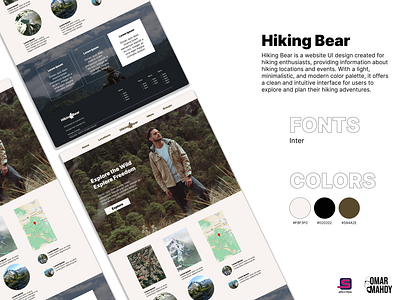 Hiking Bear ui website