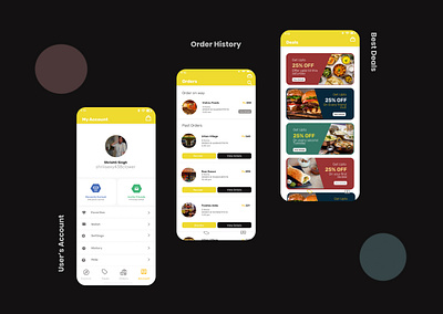 Food app UI 3d animation app branding delivery design food foodapp graphic design illustration logo mobile mobileapp prototype ui userexperience userinterface ux vector wireframe
