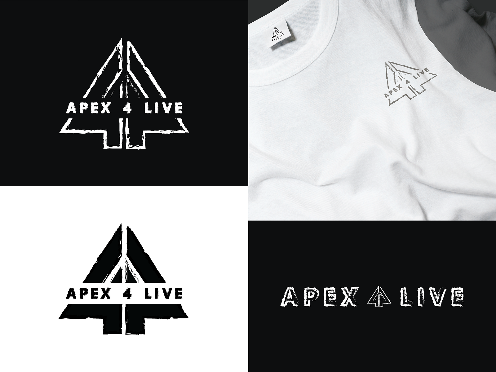 APEX 4 LIVE T-SHIRT | LOGO by Hussain Ali on Dribbble