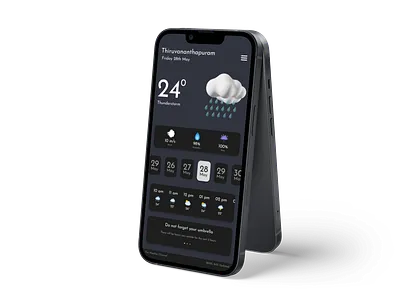 Weather App UI design ui userinterface ux weather app