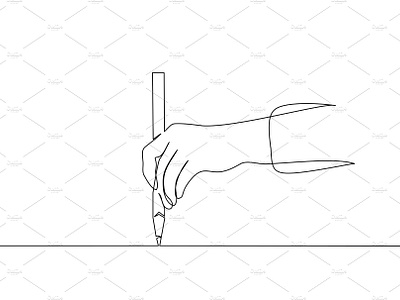 Hand holding pen, pencil and drawing by Anna Valenty on Dribbble