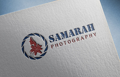 Samarah Photography branding business design illustration logo minimal monogram photography shutter vector