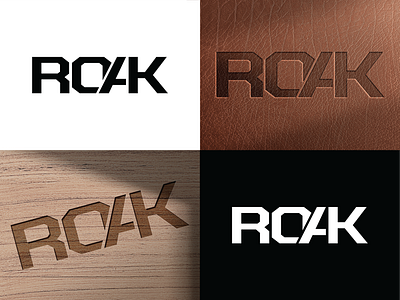 ROAK SHOE COMPANY LOGO branding compnay logo design graphic design logo roak shoe