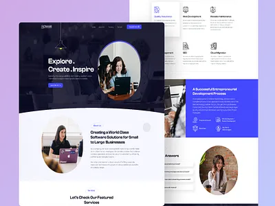 Bonami Softwer Web Ui Design app branding design graphic design illustration logo typography ui ux vector