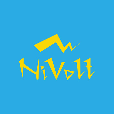 Hi Volt bolt branding business electricity high illustration logo minimal thuderbolt vector volt voltage