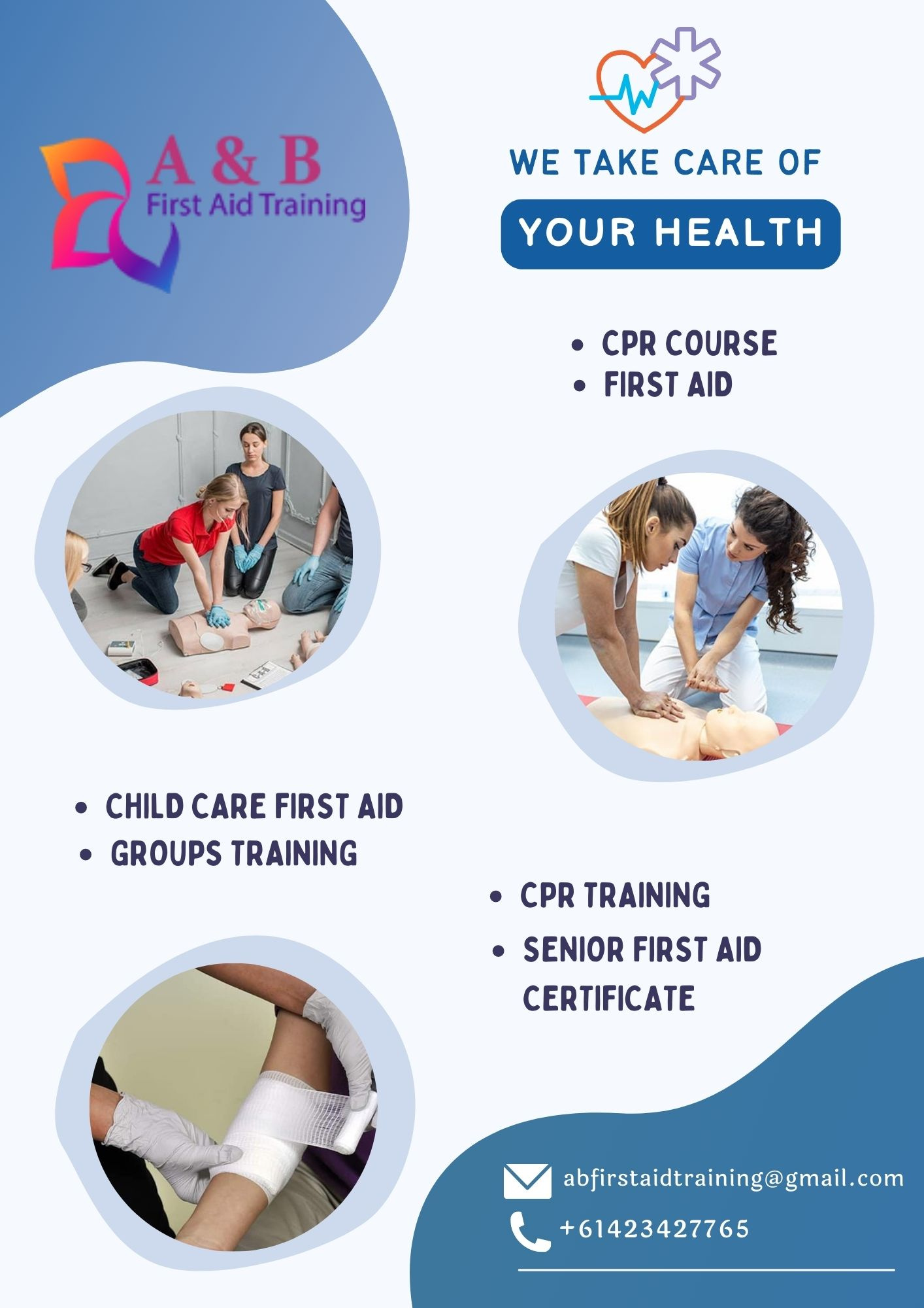 Senior first aid certificate Penrith by A & B First Aid Training on
