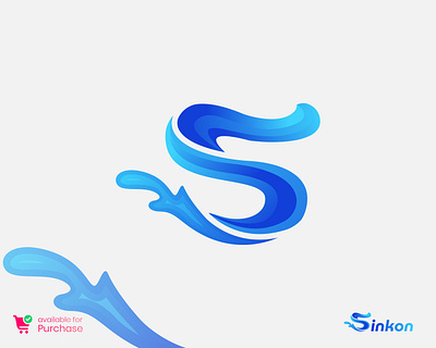 S Logo, Wave, S letter, Gradient, Wavy abstract s branding colorful float flow gradient icon letter s logo ocean plumber plumbing s s logo sing swell vector water wave wavy