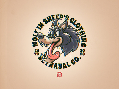 Wolf Retro Mascot branding design graphic graphic design illustration logo mascot motion graphics retro vintage