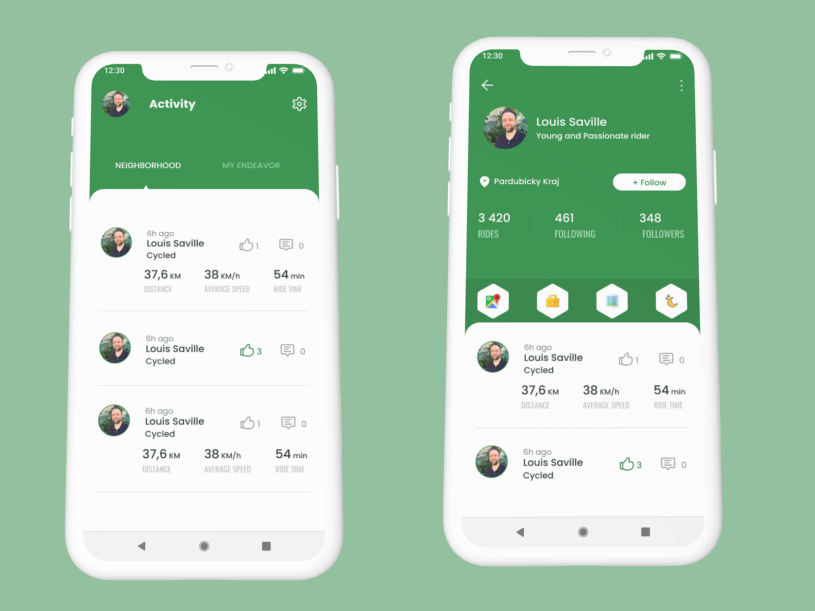 GREEN APP by JK DESIGN HUB on Dribbble