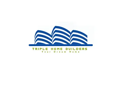 Triple Home Logo design logo design logodesign