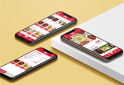 App Design for Restaurant branding design illustration ui