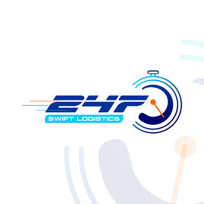 247 Swift Logistics branding flyer graphic design illustration logo logo design vector
