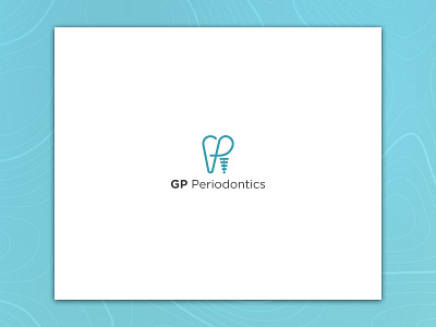 GP Periodontics logo design graphic design logo شعار
