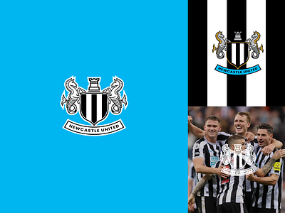 Newcastle United crest redesign branding design illustration logo vector