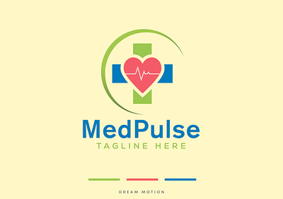 MedPulse Logo Design (unused) app logo artex best logo branding design graphic design illustration letter logo logo logo design logo inspiration logofolio logoideas minimal logo ui ux vector