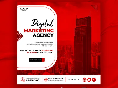 Corporate Banner app banner branding dental design facebook food food banner graphic design illustration instagram logo social media social media banner social media food banner tweet typography ui ux vector