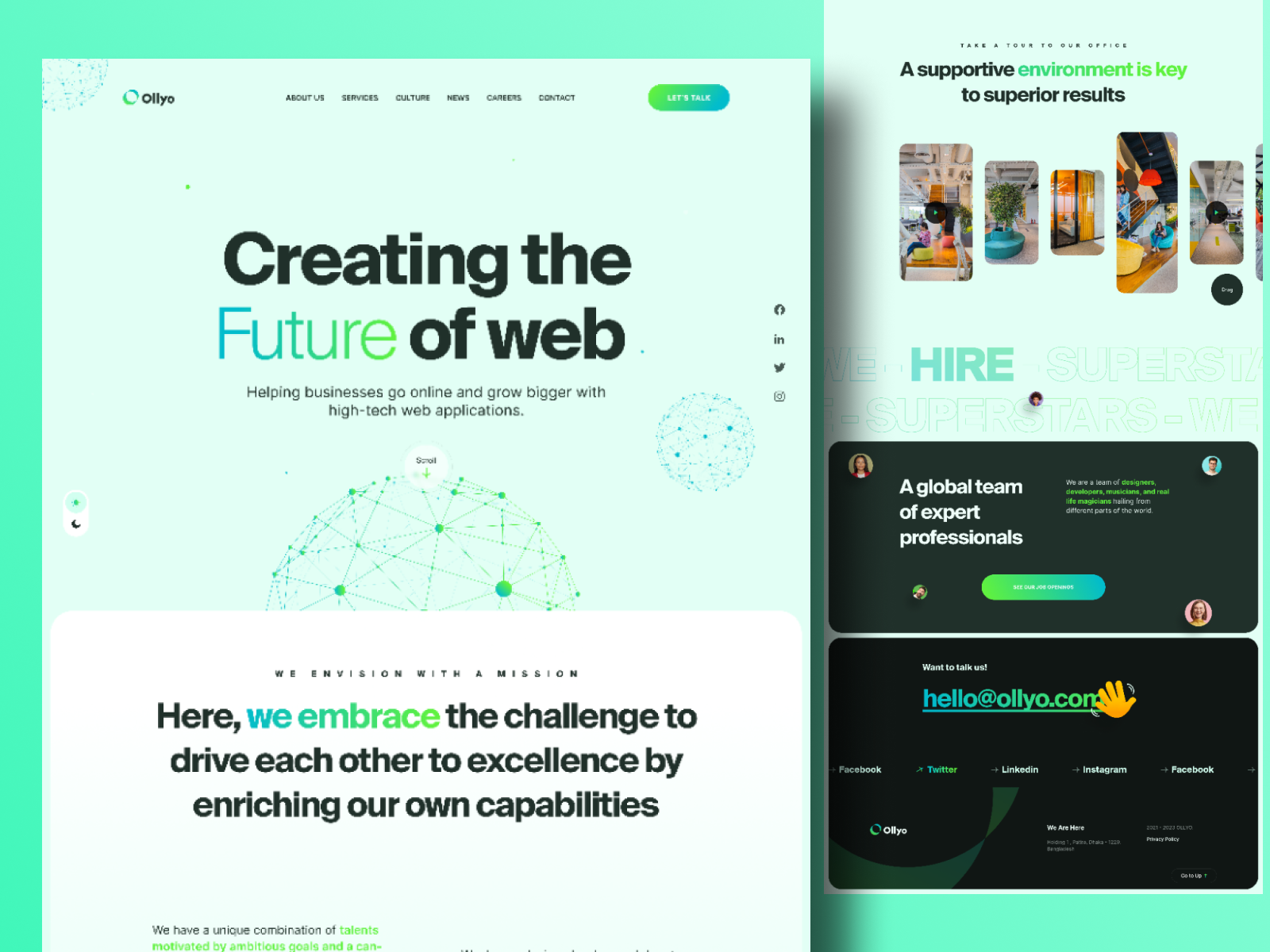 Example of Custom Website/Landing Page Design