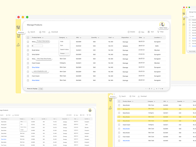 Tabular data representation clean dashboard design table table data table representation table ui table ux ui user interface ux