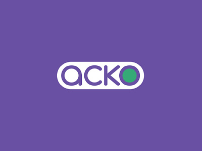 Acko Insurance graphic design