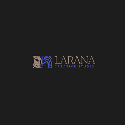 larana creative studio brand branding creative design feminim icon iconic identity logo logotype minimalism modern