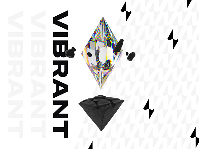 Vibrant Brand Identity 3d 3d design 3d logo brand design brand identity branding colors graphic design logo vibrant