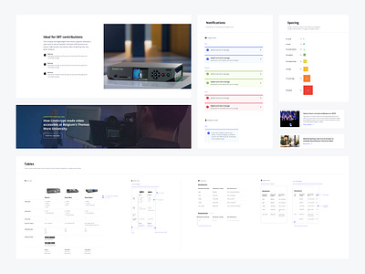 Epiphan Video – Design system branding design system epiphan interface system ui design