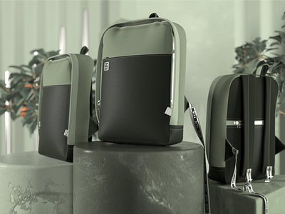 YAYE Backpacks 3D Modelling 3d apparel backpack design model modelling motion graphics