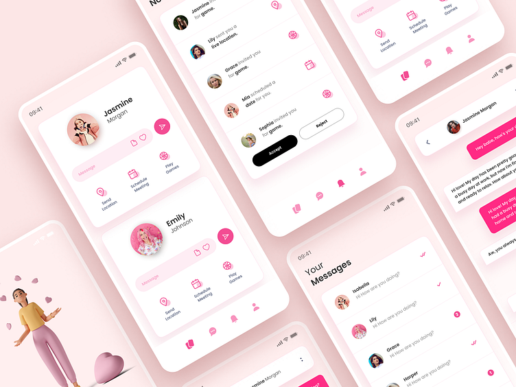 Dating App by Shubham Chaurasia on Dribbble