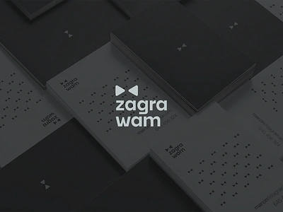 Zagrawam logo bowtie brand brand identity branding brandmark design dj elegant event geometry identity logo logo design logotype minimal music play button simple simple logo sound