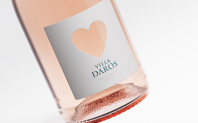 Villa Daros Rose best wine label design jordan jelev strategic branding the labelmaker wine branding wine label design wine packaging