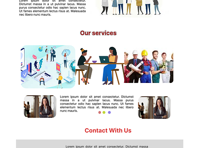 Client service website