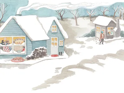 Domingo siete childrenillustration illustration kidlitillustration picturebook watercolor