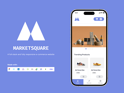 Marketsquare ecommerce figma full stack marketsquare