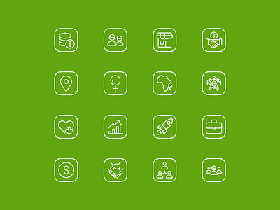 Futurpreneur Icons graphic design icon icon design icons line icon logo mark symbol