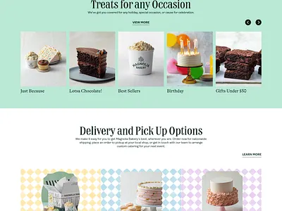 Magnolia Bakery development marketing software design ui ux web design web designer web developer website development websites