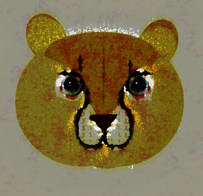 Doogle Doodle ... or a cat ? bear cat dog illustration noise shunte88 thang vector