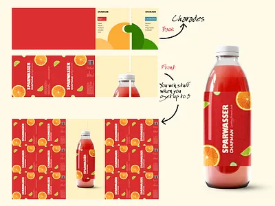 Sparkling Flavoured Drink packaging design beverage branding branding chapman packaging design packaging design sparkling flavoured drink