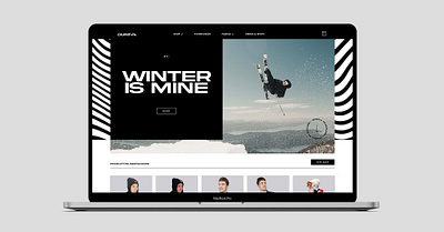 Duke divi ecommerce fashion graphic design snowboard ui web design wordpress