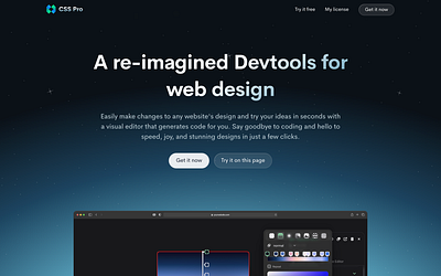 CSS Pro: A re-imagined Devtools for web design browser extension browser extensions chrome css design design tools developer tools safari