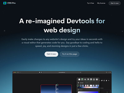 CSS Pro: A re-imagined Devtools for web design browser extension browser extensions chrome css design design tools developer tools safari
