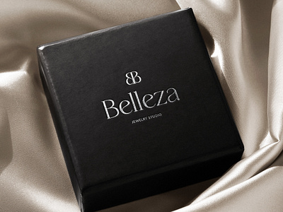 Belleza Jewelry Studio Logo Design branding branding for women design feminine graphic design jewelry jewelry logo logo logo designer logodesign logomark logotype luxury luxurybranding minimal premium silver