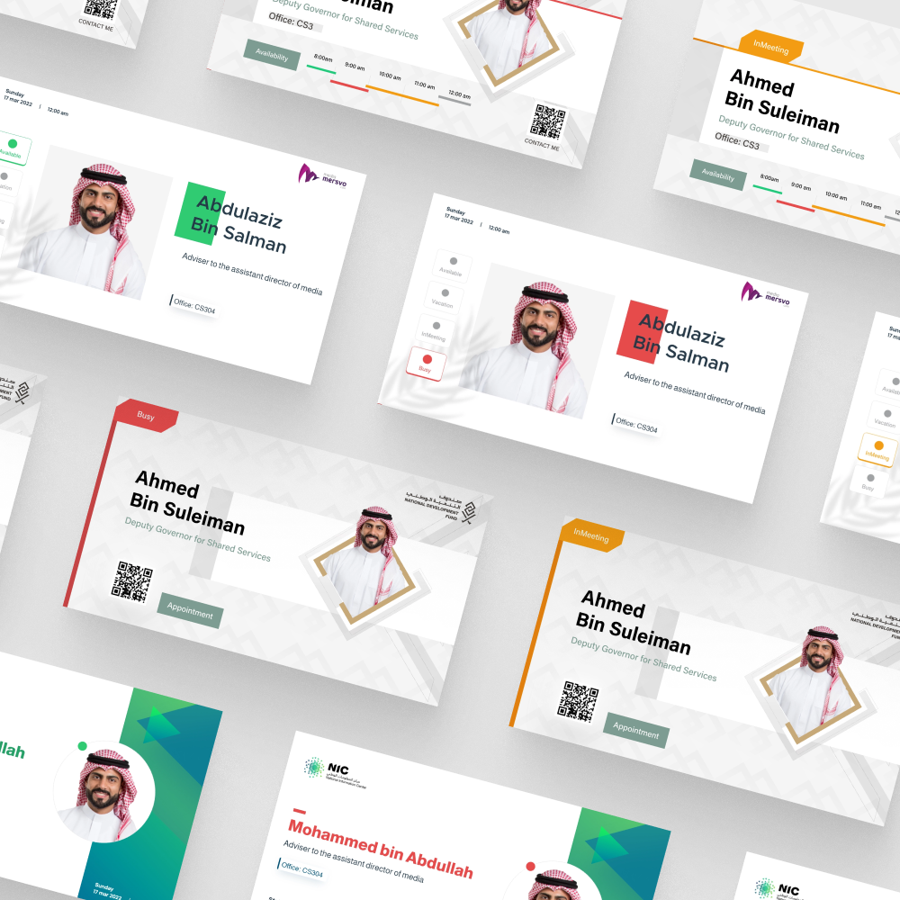 Door Sign Screens design doorsign graphic design screens ui