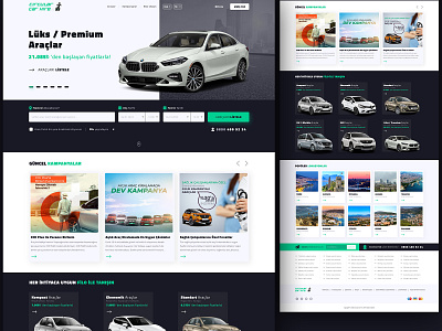 car rental web design design interface ui ux webdesign
