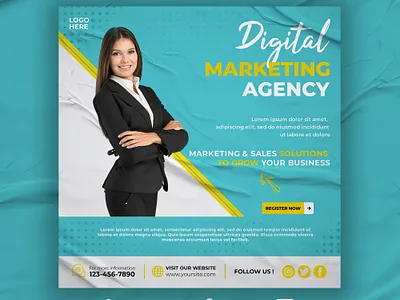 Corporate Banner app banner branding dental design facebook food food banner graphic design illustration instagram logo social media social media banner social media food banner tweet typography ui ux vector